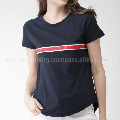 Fashion Curved Hem T-Shirt