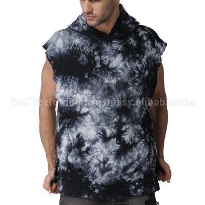 Tie Dye Sleeveless Hoodies